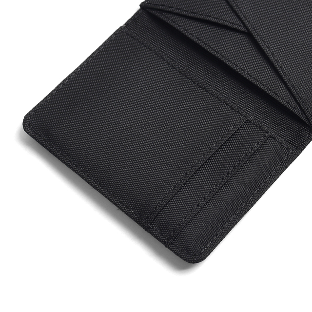 Black Canvas Sailcloth Card Wallet for Man with High Quality