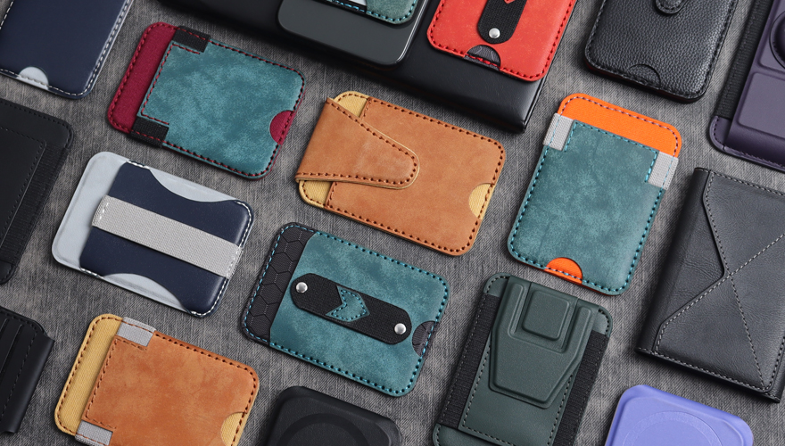 Magnetic card holder