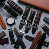 Wholesale Cowhide Genuine Leather Watch Strap Sports Rally Racing Calf Wrist Band Sunitable For Universal Watches Replacement Oil Waxed Retro Vintage Watch Bracelet