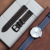 Factory Supply Double-faced Top Layer Leather Watch Strap Retro Racing Watch Band 18/19/20/21/22/24 Mm