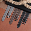 Manufacturer Supply Genuine Leather Watch Strap Replaceable Classic Top Layer Watch Band With 304L/306L SS Buckle Tapering 22*20mm Wrist Bracelet
