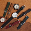Oil Waxed Top Layer Leather Watch Strap 18/20/22mm