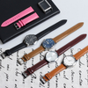 OEM/ODM Watch Band Accessories Wholesale Genuine Top Grain Leather Watch Strap Simple Classic Style Cow Leather Wrist Bracelet