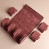 OEM Red Top Grain Genuine Leather Watch Roll with 1 Slot/2 Slot/3 Slot Leather Products Manufacturer