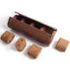 CSLWB Elite 4-Slot Vintage Leather Watch Vault | Anti-Friction Sliding Rail Collection