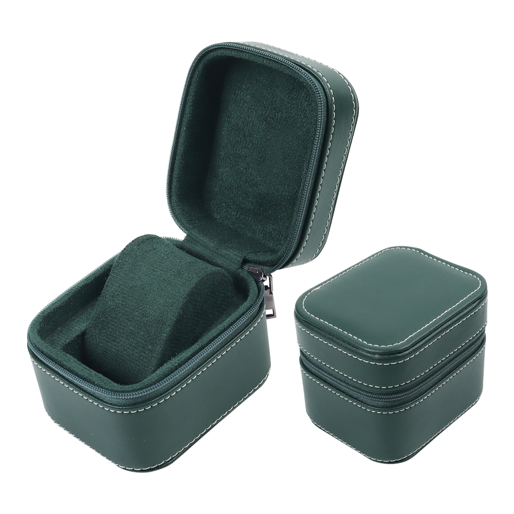 Leather watch box