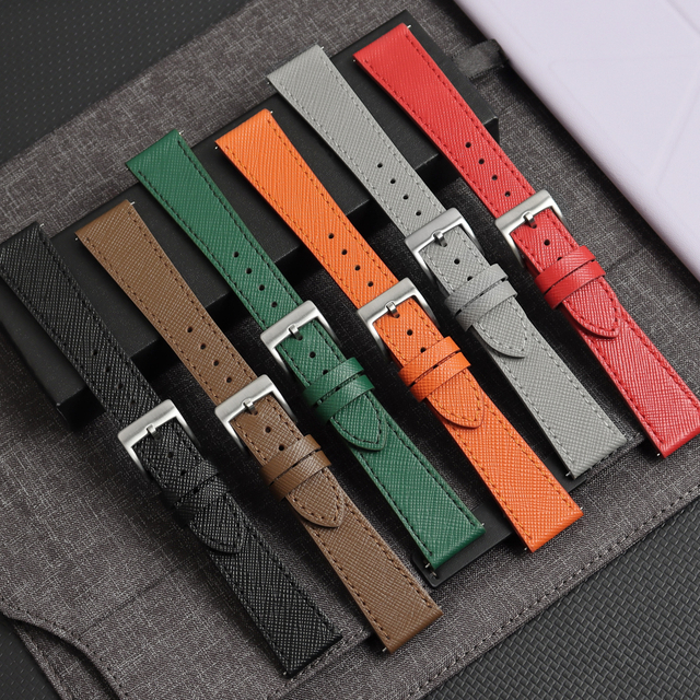 Epsom Geniune Leather Watch Strap 18*16/20*16/20*18/22*20mm
