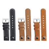 Luxury Leather Watch Strap 18/20/22/24 Mm Adjustable Genuine Leather Watch Band Handmade Stitching Bracelet