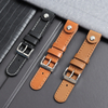 Luxury Leather Watch Strap 18/20/22/24 Mm Adjustable Genuine Leather Watch Band Handmade Stitching Bracelet
