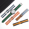 Manufacturer Supply Microfiber Leather&Lambskin Watch Strap 22*20 Mm Tapering Two Piece Of Suede Wrist Band Bracelet Custom OEM