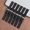 Genuine Full-grain Leather Handmade Stitching Watch Strap Tapering Cow Leather Watch Band Custom OEM ODM Logo Size
