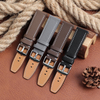Manufacturer Supply Genuine Leather Watch Strap Replaceable Classic Top Layer Watch Band With 304L/306L SS Buckle Tapering 22*20mm Wrist Bracelet