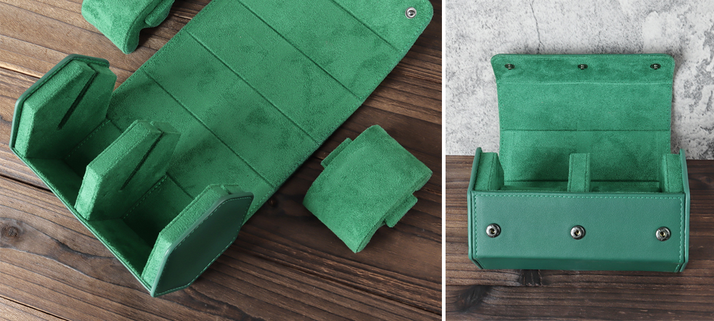 M-Shaped Sliding Rail Watch Rolls