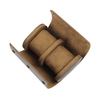 Custom Brown Top Grain Cow Leather Watch Roll From CSLWB Watch Storage Box Maunfacturer