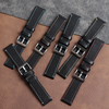Genuine Full-grain Leather Handmade Stitching Watch Strap Tapering Cow Leather Watch Band Custom OEM ODM Logo Size