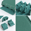 Luxury 8-Slot Emerald Green Saffiano Top-Grain Leather Watch Box with Detachable Cushions