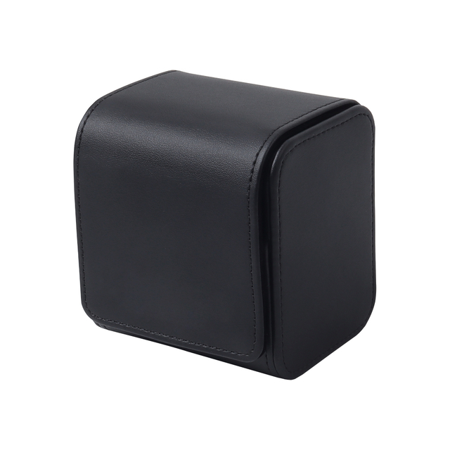 CSLWB Luxury Single Watch Travel Boxes | Premium Vegan Leather Watch Gift Box with Snap Closure & Protective Pillow