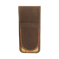 Wholesale Vintage Leather Watch Cover Canvas Watch Bags From CSLWB Leather Goods Factory
