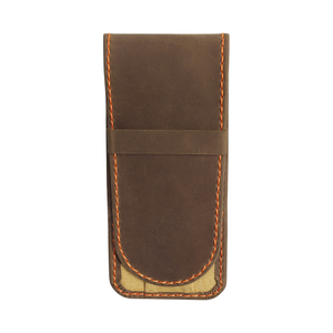 Wholesale Vintage Leather Watch Cover Canvas Watch Bags From CSLWB Leather Goods Factory