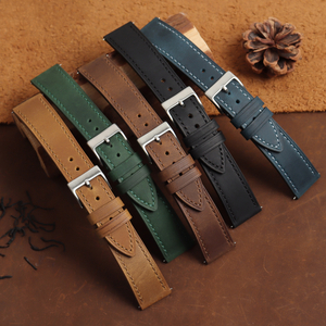 Crazy Horse Leather Watch Strap 18/19/20/21/22mm