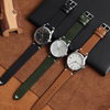 Oil Waxed Top Layer Leather Watch Strap 18/20/22mm