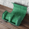 Newest Style Green Top Grain Genuine Leather Watch Roll with 1 Slot/2 Slot/3 Slot Leather Products Factory