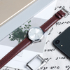 OEM/ODM Watch Band Accessories Wholesale Genuine Top Grain Leather Watch Strap Simple Classic Style Cow Leather Wrist Bracelet