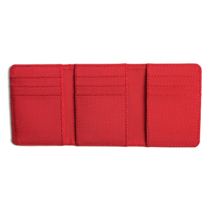 Wholesale Waterproof Red Canvas Sailcloth Card Wallet for Man with Good Quality