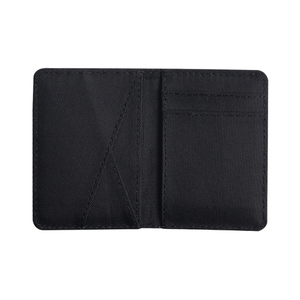 Black Canvas Sailcloth Card Wallet for Man with High Quality