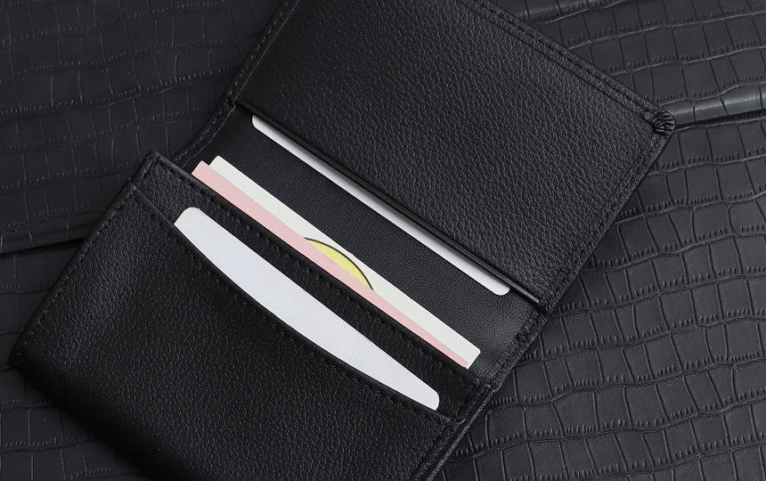 Leather card holder