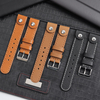 Luxury Leather Watch Strap 18/20/22/24 Mm Adjustable Genuine Leather Watch Band Handmade Stitching Bracelet