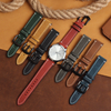 Double-faced Top Grade Crazy Horse Leather Watch Strap 18/19/20/21/22/24 Mm