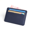 Saffiano Leather Slim Card Holder Wallet for Custom OEM Manufacturing