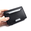 Custom Automatic Pop Up Aluminum Card Holder Leather Wallet OEM