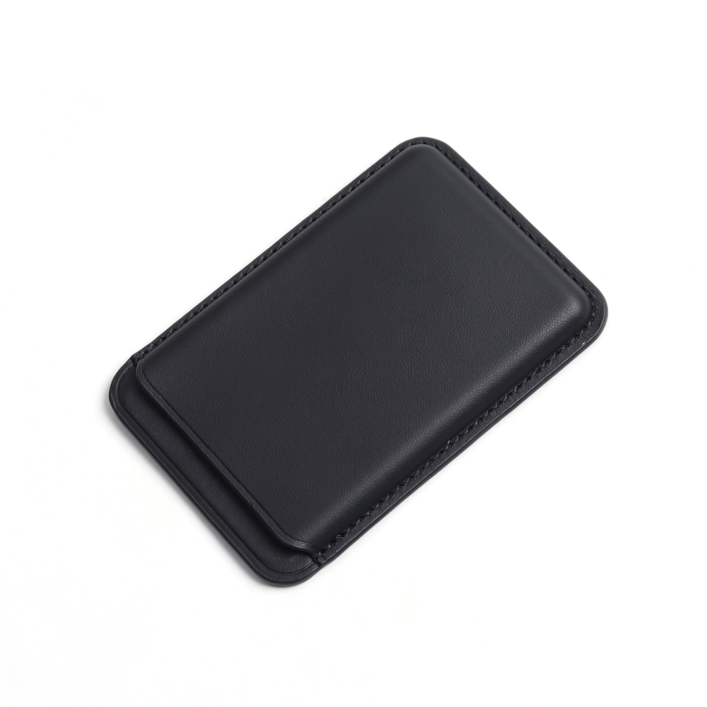 Custom MagSafe Magnetic Genuine Leather Wallet Card Holder OEM