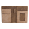 CSLWB Custom Crazy Horse Leather Smart Passport Holder 14x10.5cm with Debossed Logo