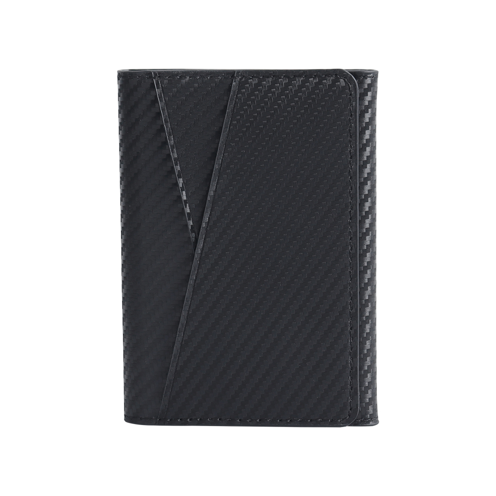 Custom Carbon Fiber MagSafe Wallet with Built-In Apple Find My Tracker (9.8x7.1x1.0cm)
