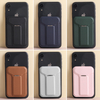 Custom Bifold MagSafe Leather Wallet with Metal Hinge Stand & Dual Card Slots for iPhone 14-18 (9.9x6.7cm)