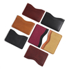 Custom Minimalist Leather Canvas Slim Card Holder Wallet OEM Wholesale