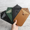 CSLWB Custom Genuine Leather Phone Sleeve with Lanyard - OEM Universal Smartphone Neck Pouch Wholesale
