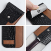 B2B Custom Dual-Color Leather Watch Pouch - OEM/ODM Factory Wholesale Crocodile & Crazy Horse Leather Watch Sleeve