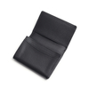 Custom Pebble Grain Leather Bifold Business Card Wallet OEM Wholesale