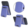 Premium leather magnetic phone wallet with card storage function