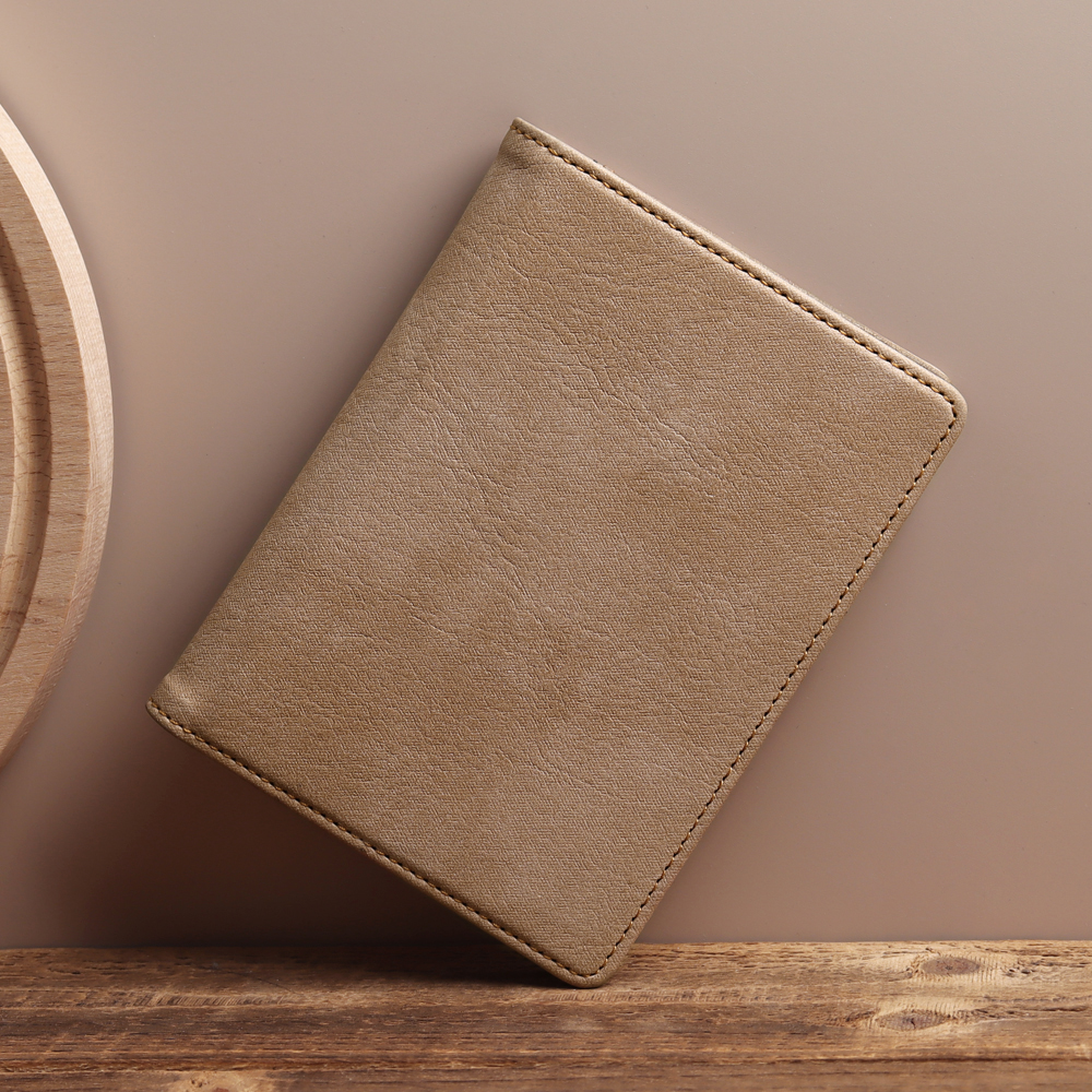 CSLWB Custom Crazy Horse Leather Smart Passport Holder 14x10.5cm with Debossed Logo