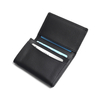 Custom Pebble Grain Leather Bifold Business Card Wallet OEM Wholesale
