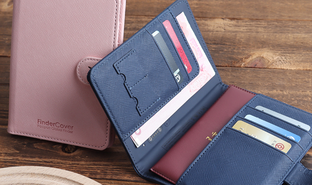 Multi-Card Leather Passport Cover & Travel Organizer