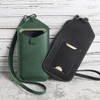 CSLWB Custom Genuine Leather Phone Sleeve with Lanyard - OEM Universal Smartphone Neck Pouch Wholesale