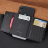 Custom Carbon Fiber MagSafe Wallet with Built-In Apple Find My Tracker (9.8x7.1x1.0cm)