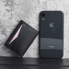 Custom Carbon Fiber MagSafe Wallet with Built-In Apple Find My Tracker (9.8x7.1x1.0cm)