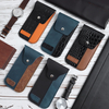 B2B Custom Dual-Color Leather Watch Pouch - OEM/ODM Factory Wholesale Crocodile & Crazy Horse Leather Watch Sleeve